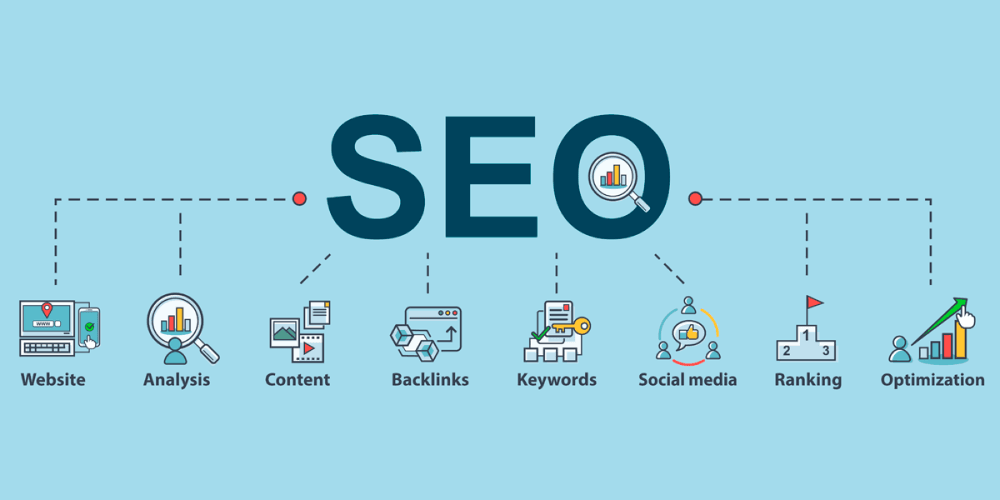 Icon symbolizing core SEO services.