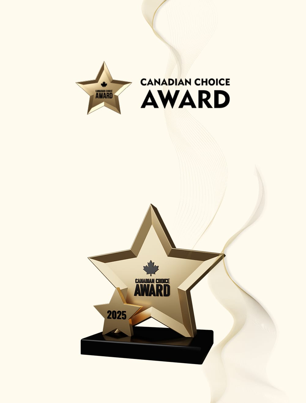 2025 Canada Award badge recognizing excellence in digital marketing