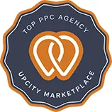UpCity Marketplace badge acknowledging Clickworthy as top ppc agency
