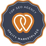 UpCity Marketplace badge acknowledging Clickworthy as top seo agency