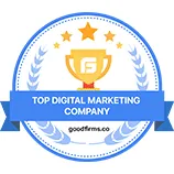 Goodfirms badge acknowledging Clickworthy as a top digital marketing company