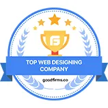 Goodfirms badge acknowledging Clickworthy as a top web designing company